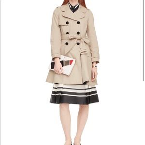 NWOT Kate Spade Classic Twill Trench Coat